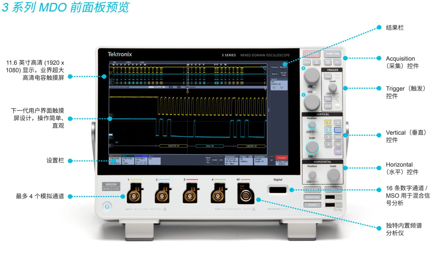 泰克MDO3系列 混合域示波器(圖1)