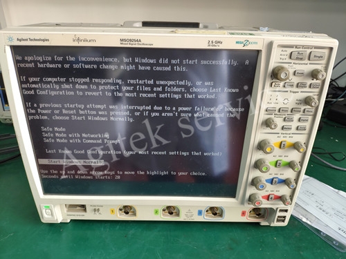 Agitek示波器維修—是德示波器MSO9254A自動關(guān)機維修
