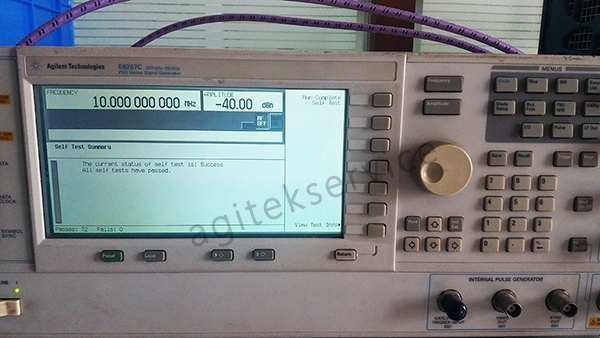 Agitek維修武漢某高校是德科技E8267C信號發(fā)生器案例分享(圖5)