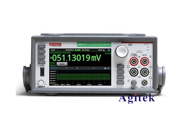 吉時(shí)利DMM7510數(shù)字萬(wàn)用表如何測(cè)直流電壓？(圖1)