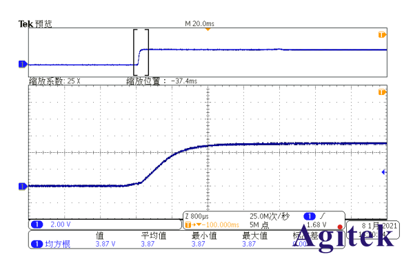 直流電源高速平滑特性適應電源IC輸入測試